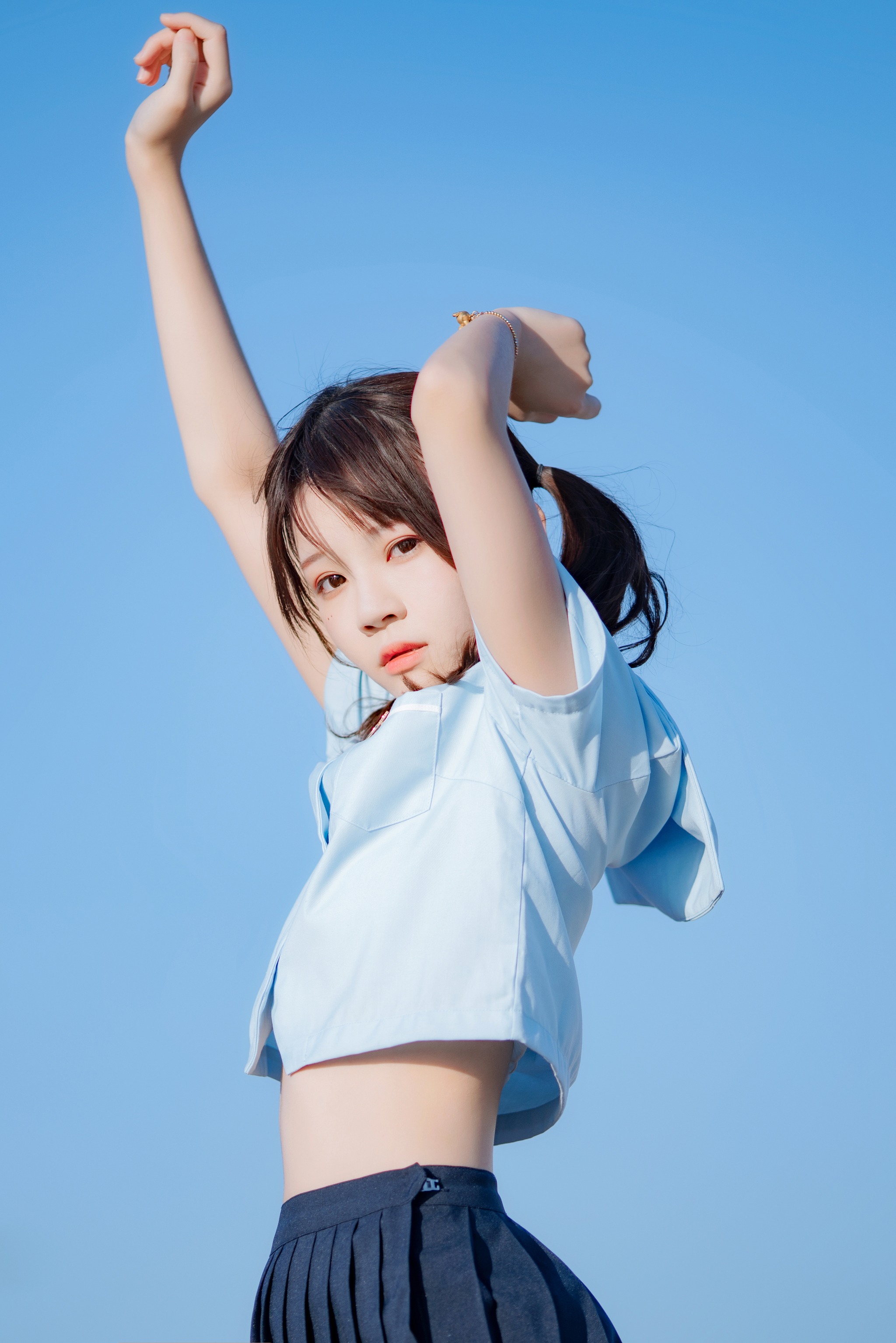 图片[1]-桜桃喵 – NO.126 蔚蓝 [33P]-XikXak